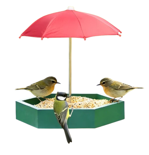 Bird Feeder Tray For Railing